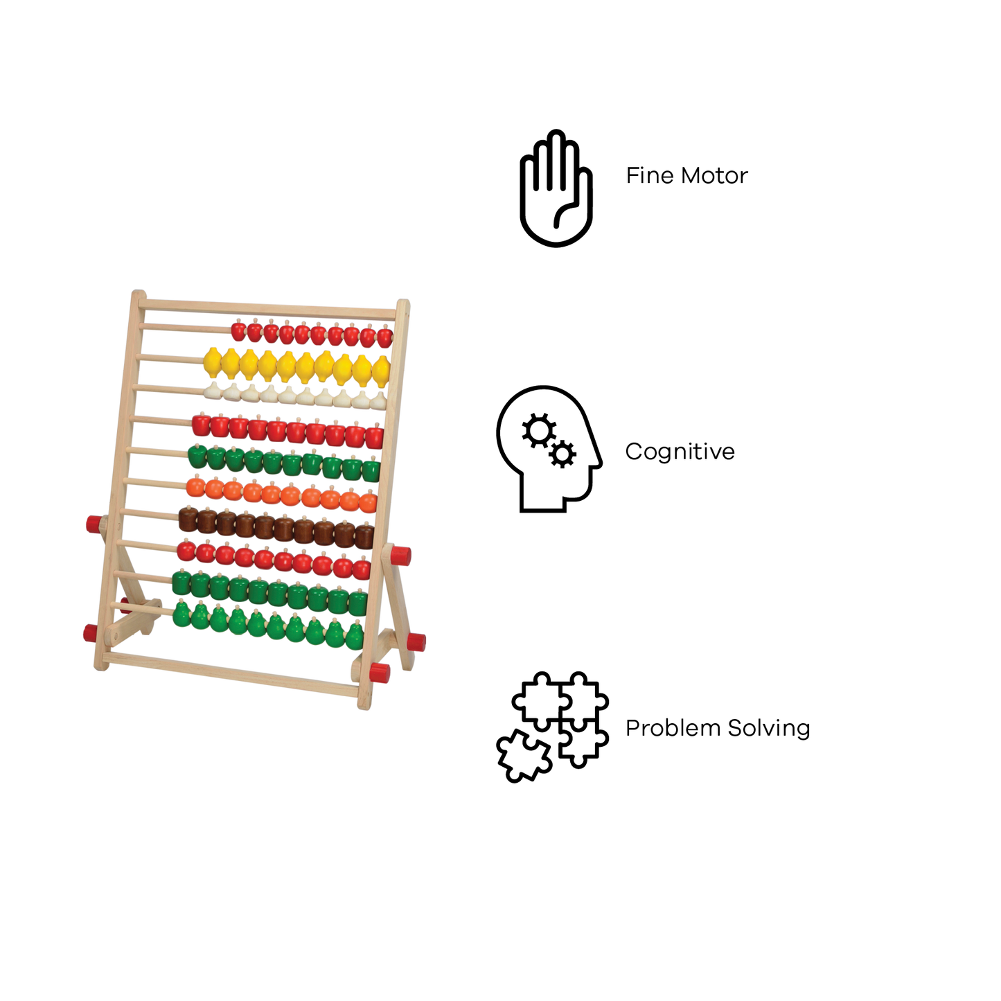 FRUITS & VEGETABLES COUNTING FRAME