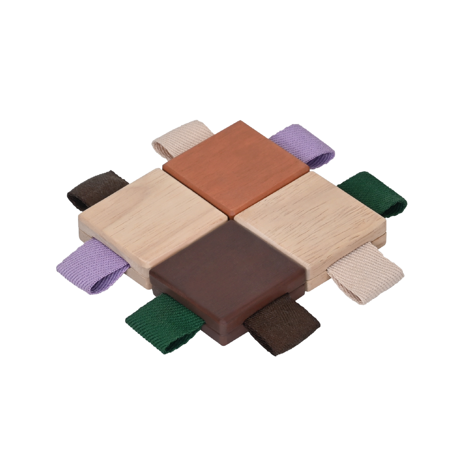 CHECKER TILES (NATURAL)