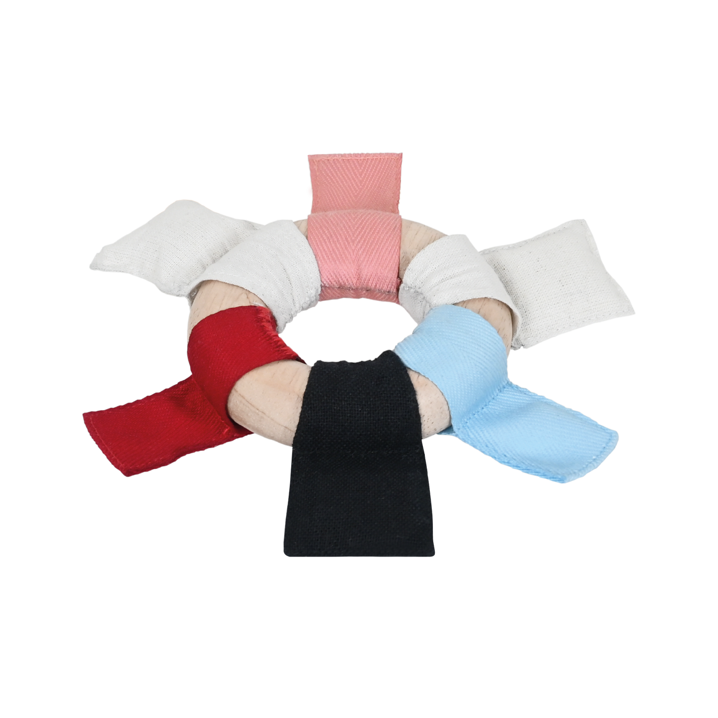 SENSORY RIBBON RING (BLUE PINK RED)