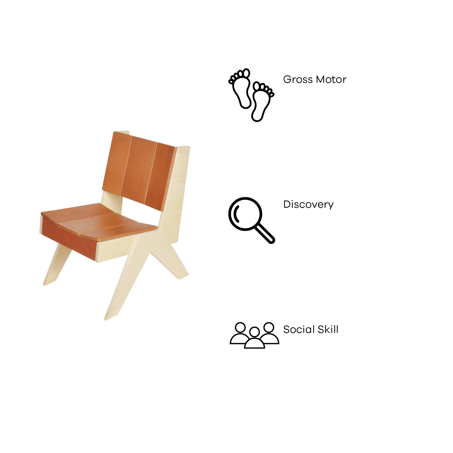 NATURAL PLYWOOD LOUNGE CHAIR