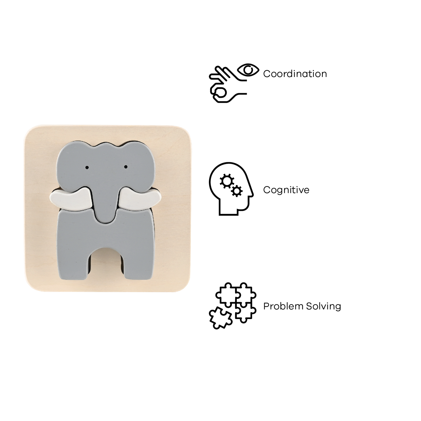 ELEPHANT TRAY PUZZLE