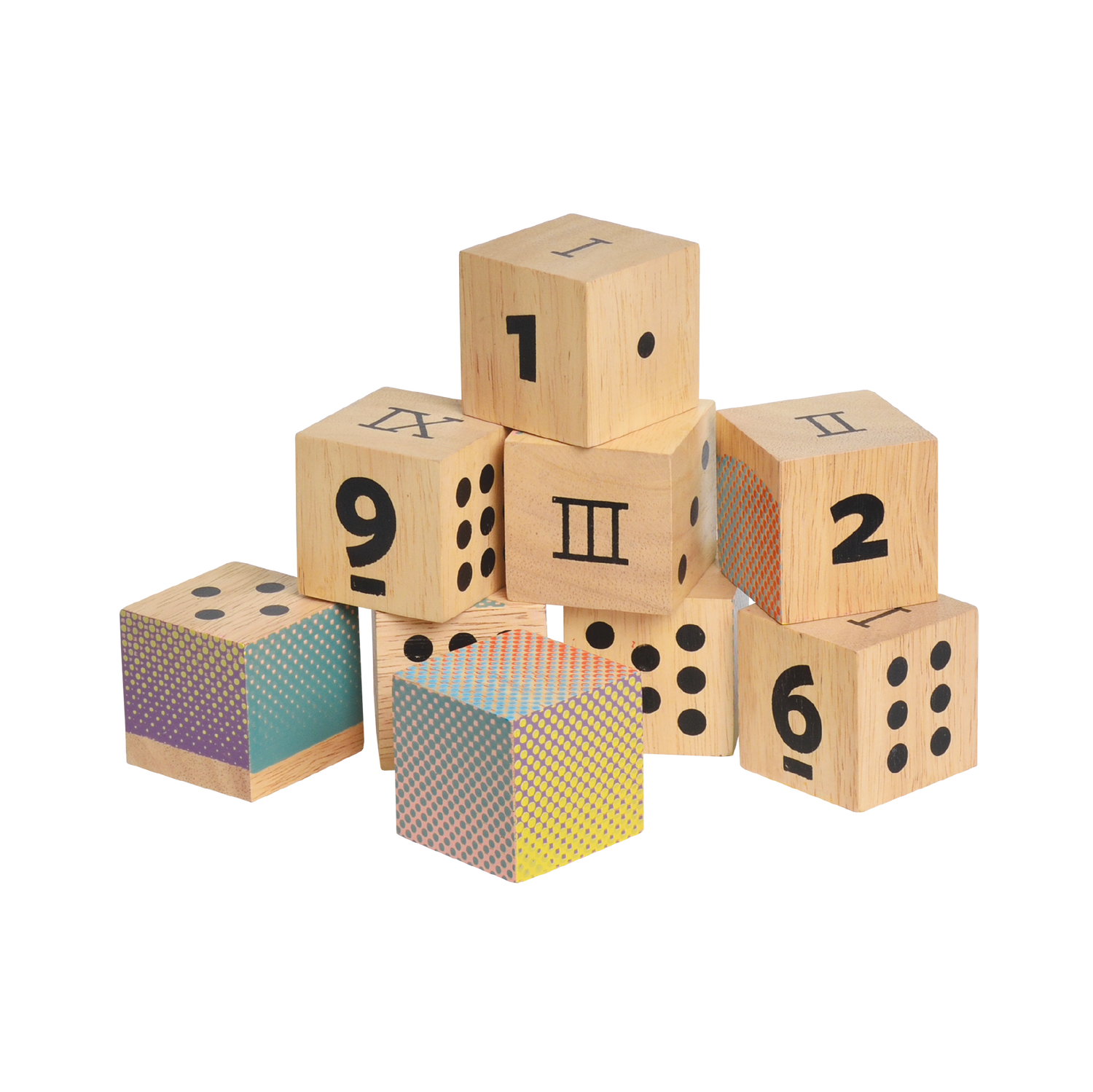 Small Number Cube NUMERICAL CUBES – Blue Ribbon Toys