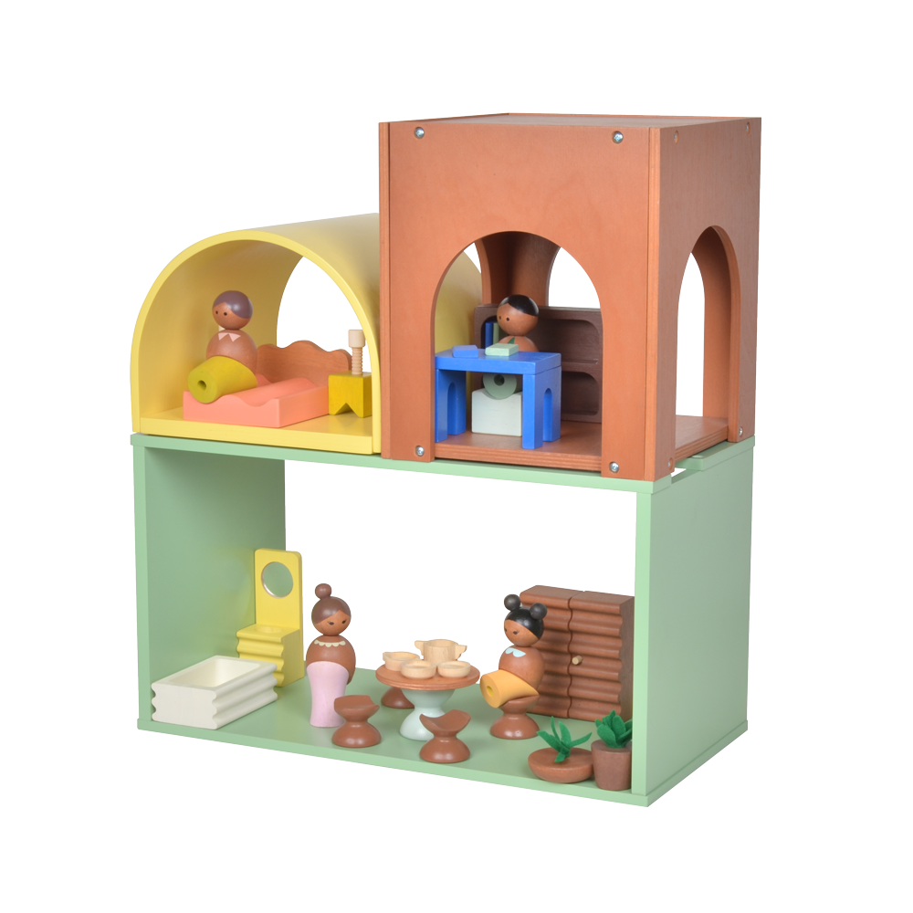 George home top wooden dolls house