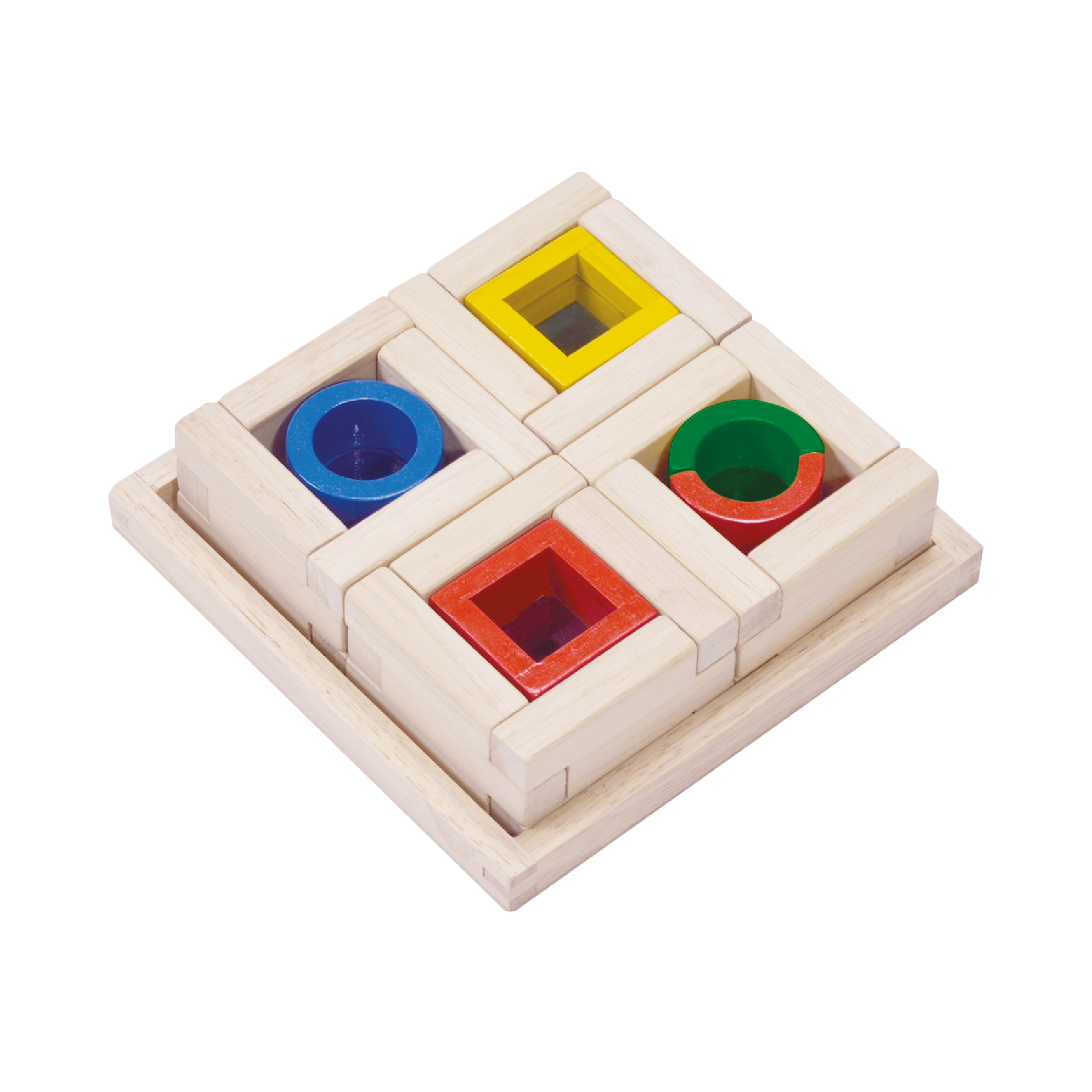 Blue Ribbon Block TENON BLOCK TRANSLUCENT – Blue Ribbon Toys