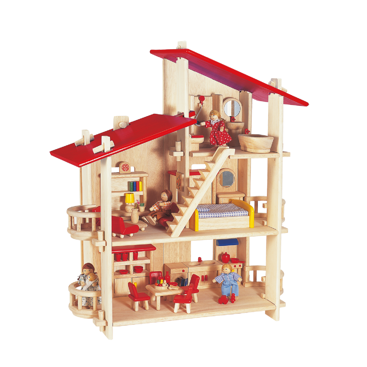 Melissa and doug multi top level dollhouse