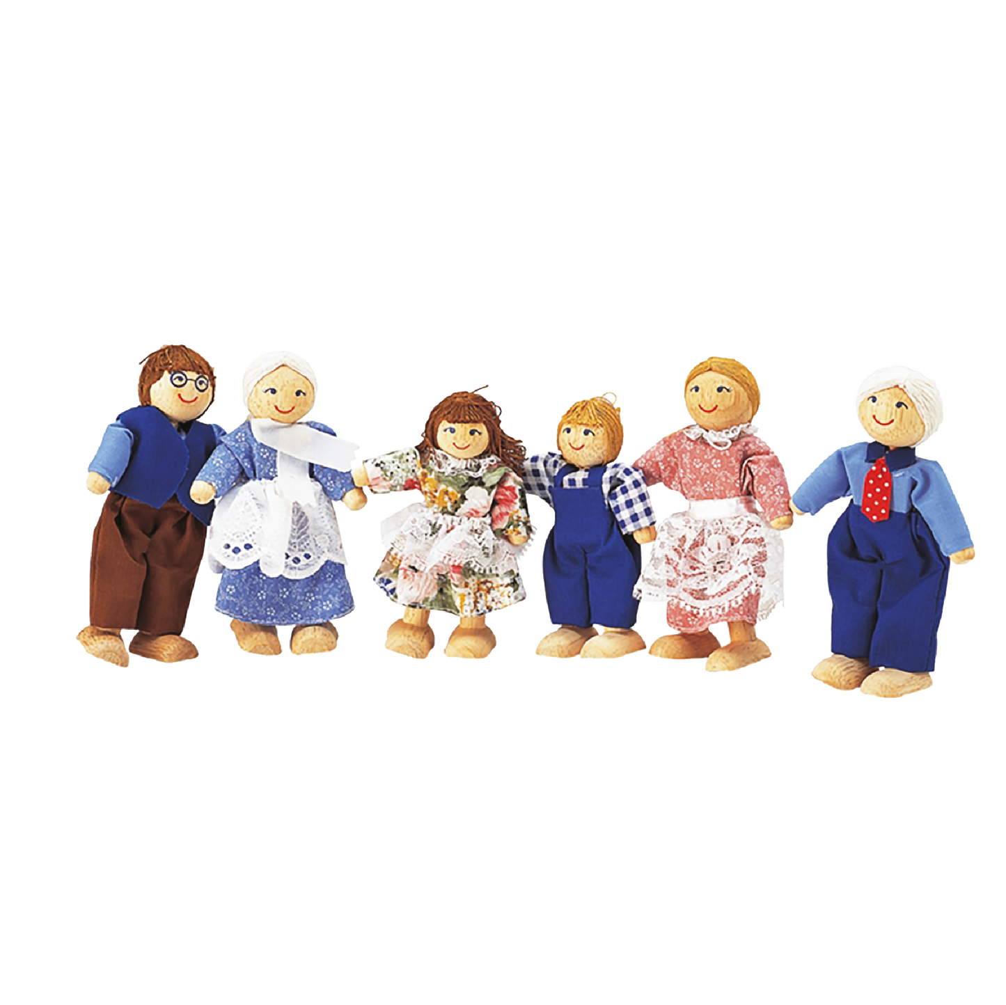 DOLL FAMILY OF SIX